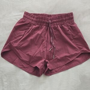 Women's Athletic Shorts in Plum